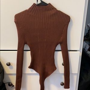 Turtle neck bodysuit